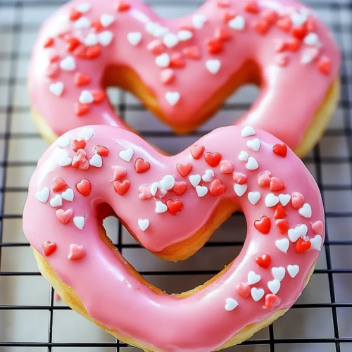 Valentine Pink Donuts