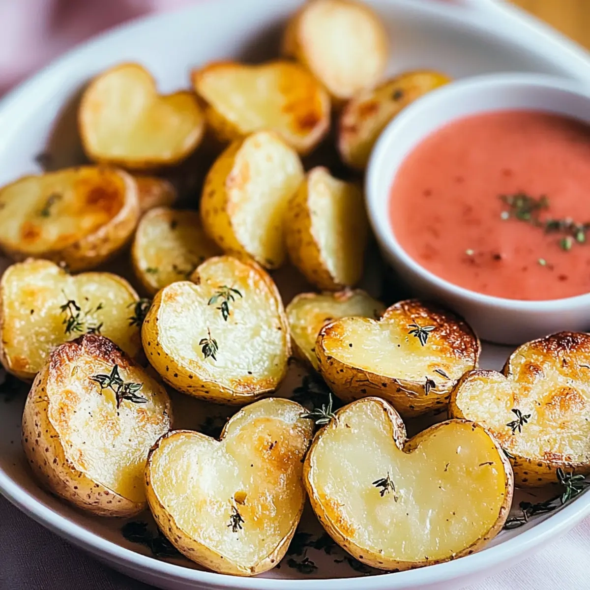 Roasted Potato Hearts